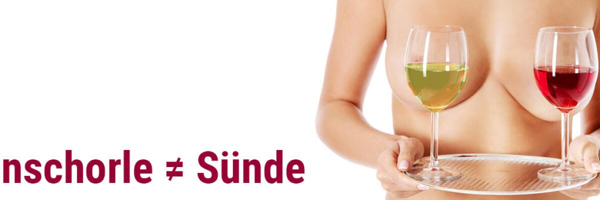 Weinschorle ist keine Sünde