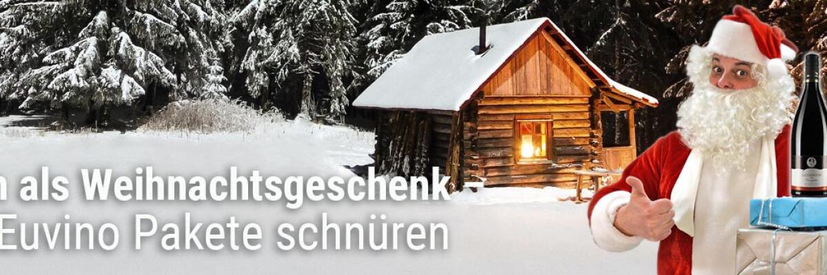 Wein als Weihnachtsgeschenk